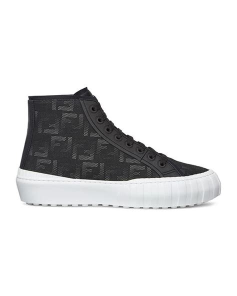 fendi ff flash sneakers|Fendi designer high top sneakers.